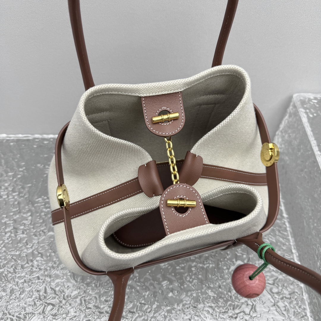 L0r0 P1ana Ghiera Shopper Bag-28*19*12CM