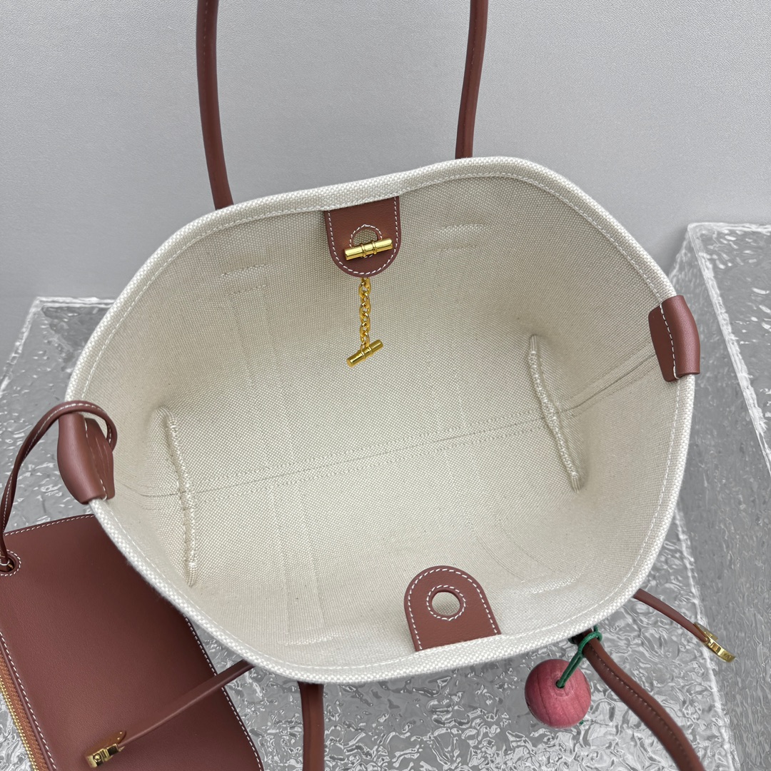 L0r0 P1ana Ghiera Shopper Bag-28*19*12CM