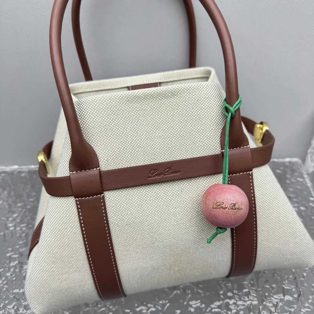 L0r0 P1ana Ghiera Shopper Bag-28*19*12CM