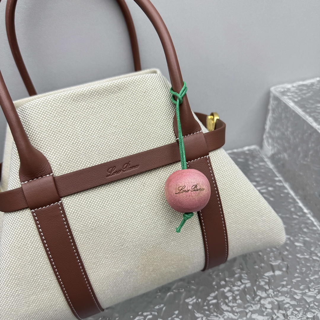 L0r0 P1ana Ghiera Shopper Bag-28*19*12CM