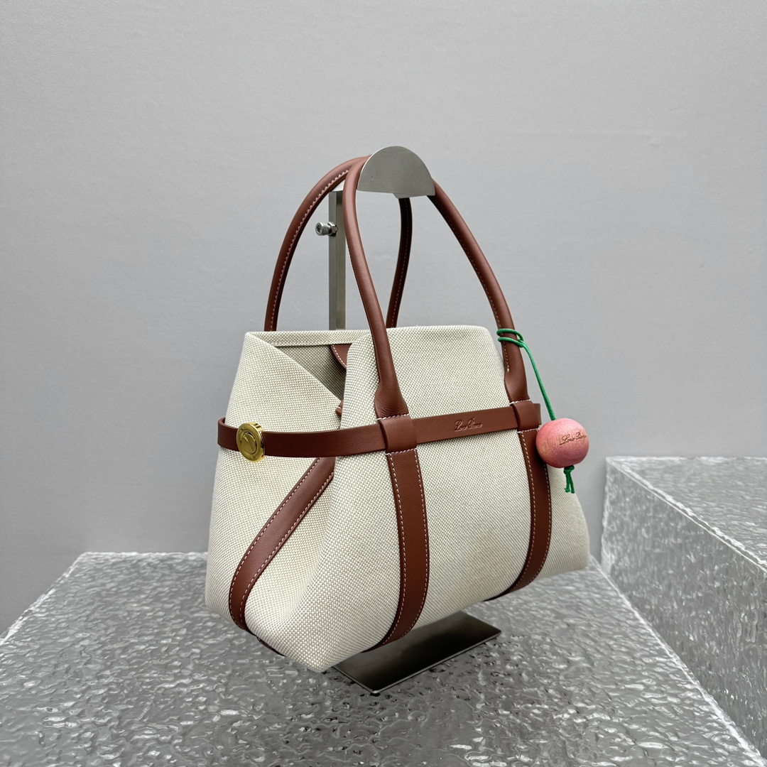 L0r0 P1ana Ghiera Shopper Bag-28*19*12CM