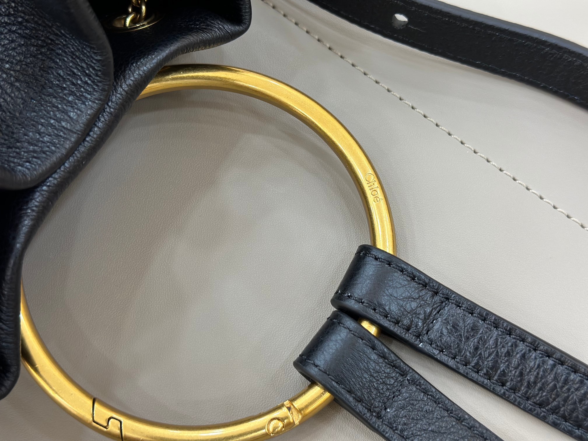 Chloé Bracelet Backpack In Grained Leather-22*20*10.5CM