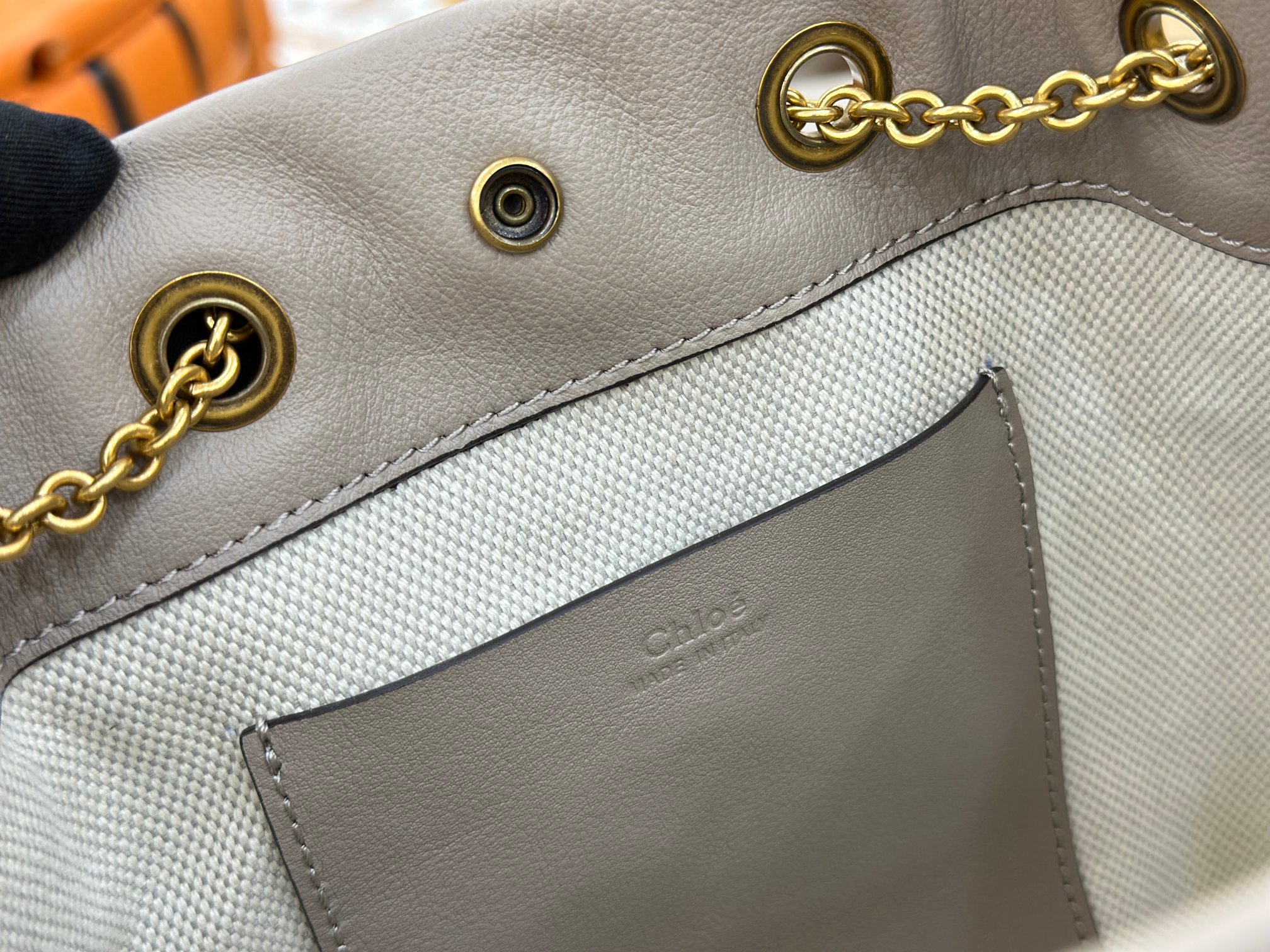 Chloé Bracelet Backpack In Grained Leather-22*20*10.5CM