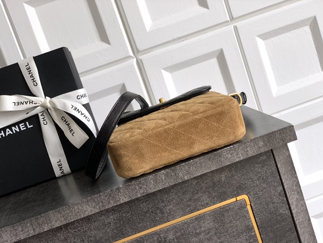 Ch@nel Flap Bag-14.5 X 18 X 6.5CM