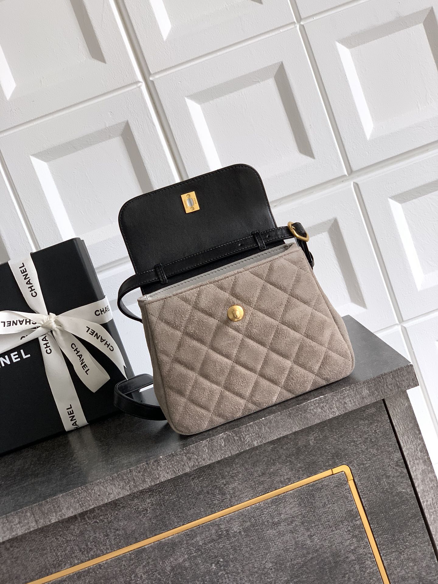 Ch@nel Flap Bag-14.5 X 18 X 6.5CM