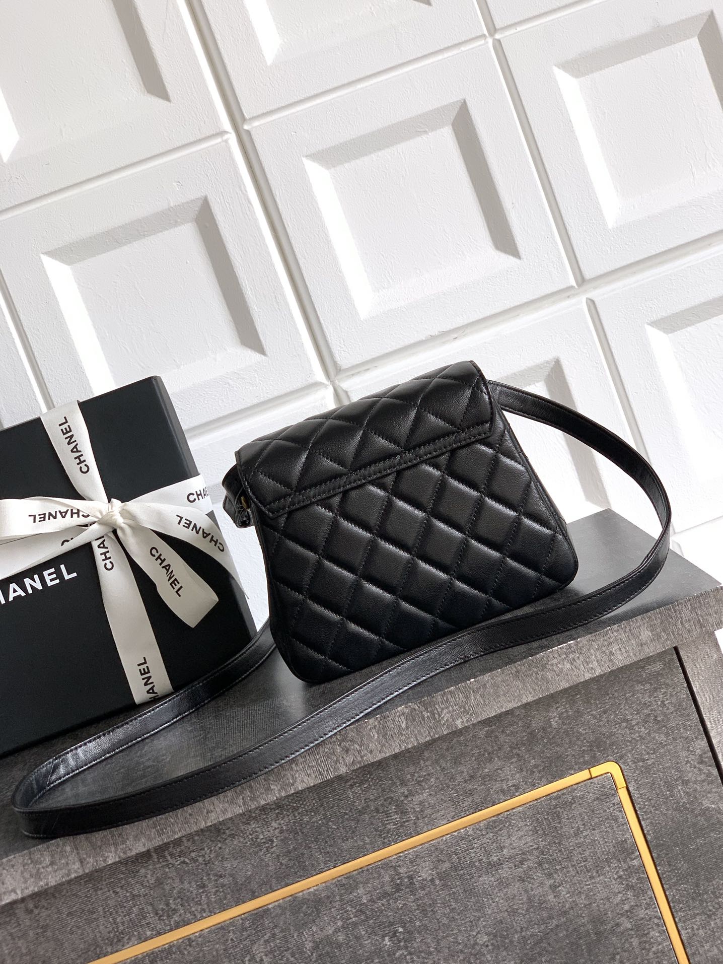 Ch@nel Flap Bag-14.5 X 18 X 6.5CM
