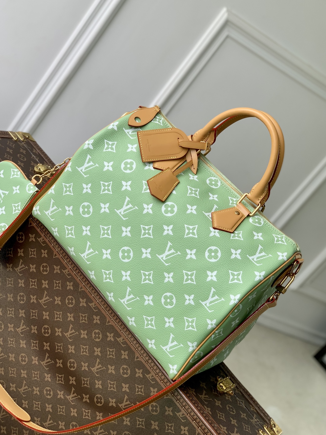 L0vis Vvtt0n Speedy P9 Bandoulière 40 Monogram Leather -40 x 26 x 23CM