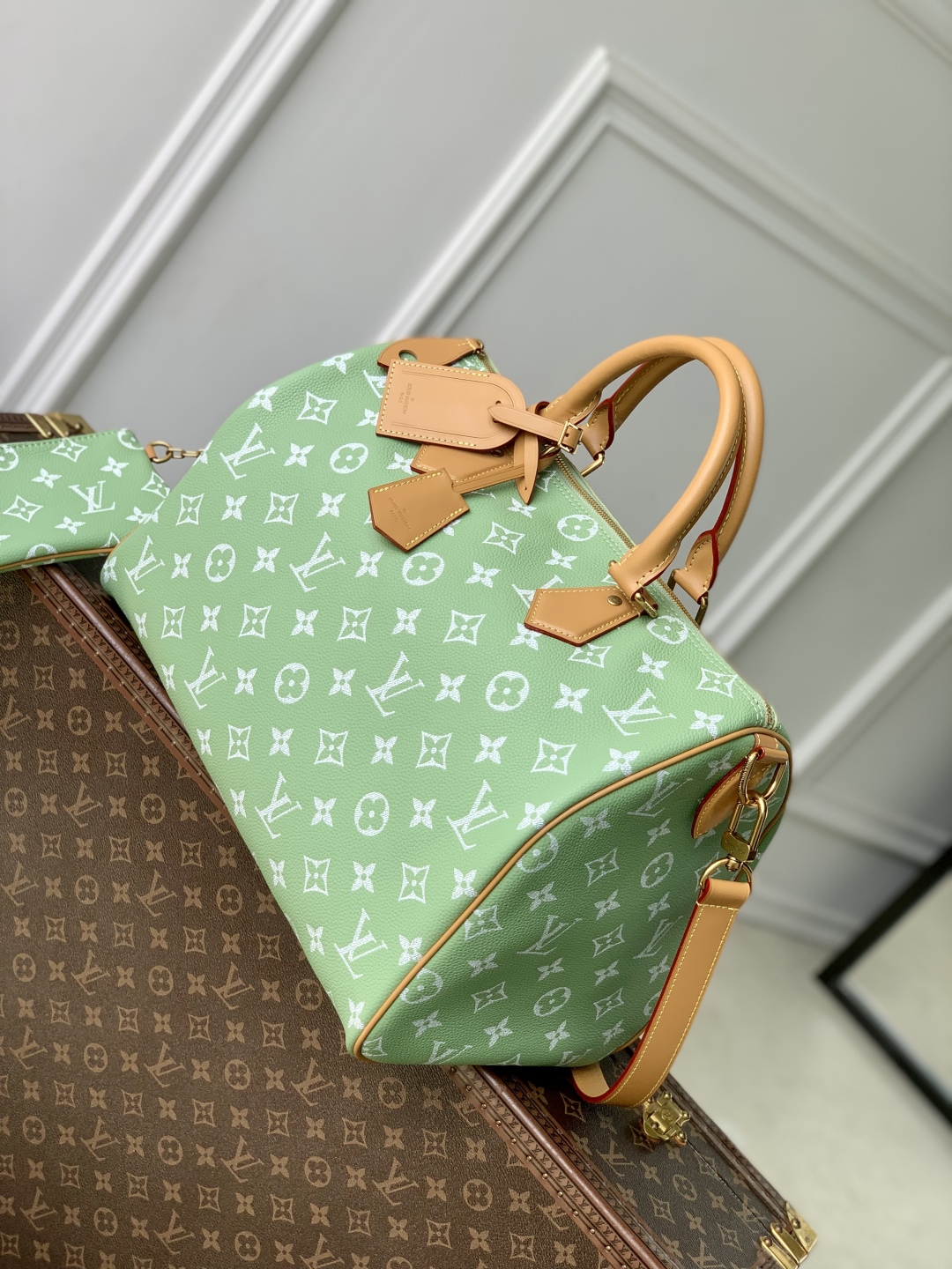 L0vis Vvtt0n Speedy P9 Bandoulière 40 Monogram Leather -40 x 26 x 23CM