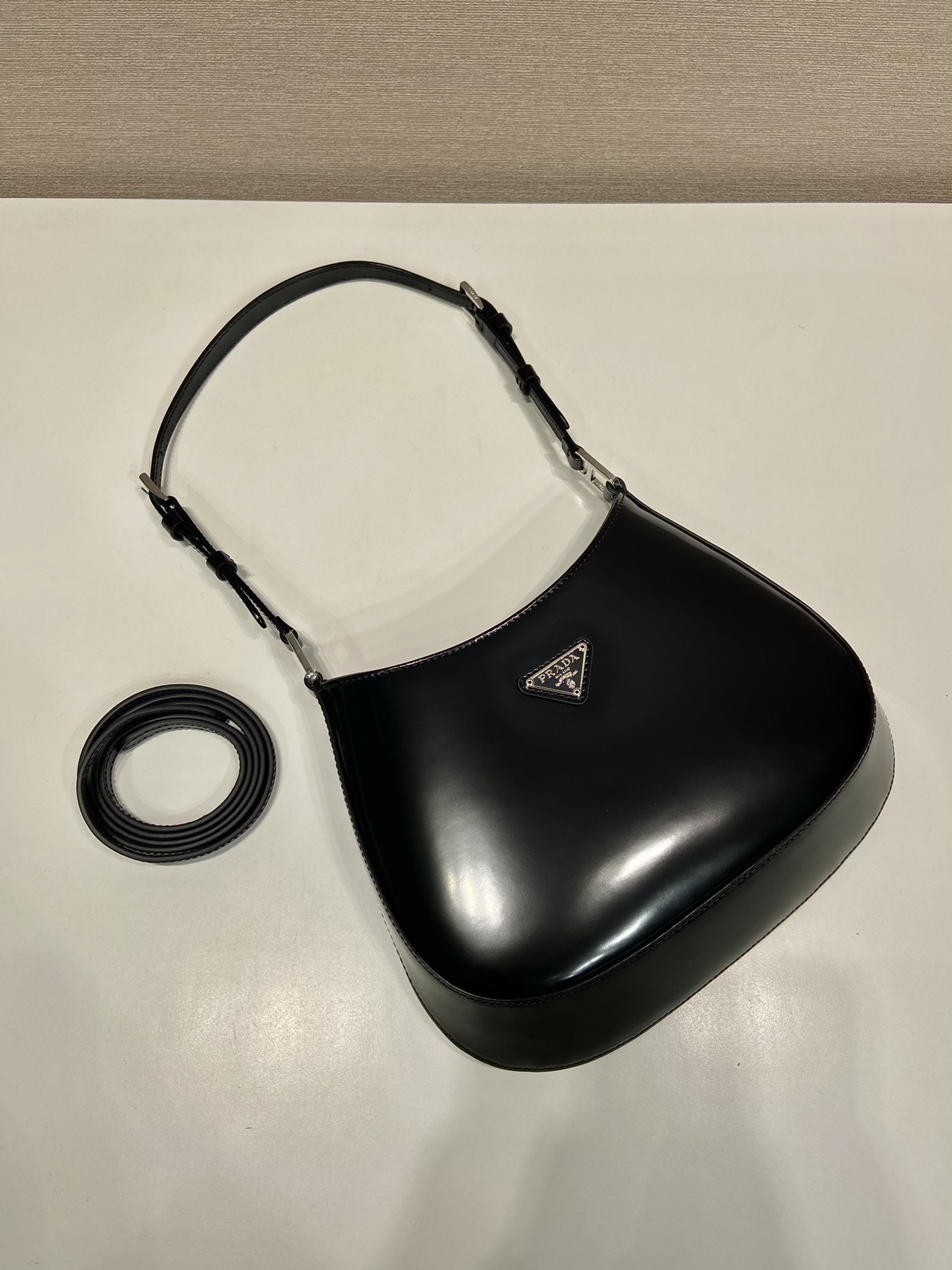 Pra*a Cleo 1BC169 Shoulder Bag-22*18.5*4.5CM