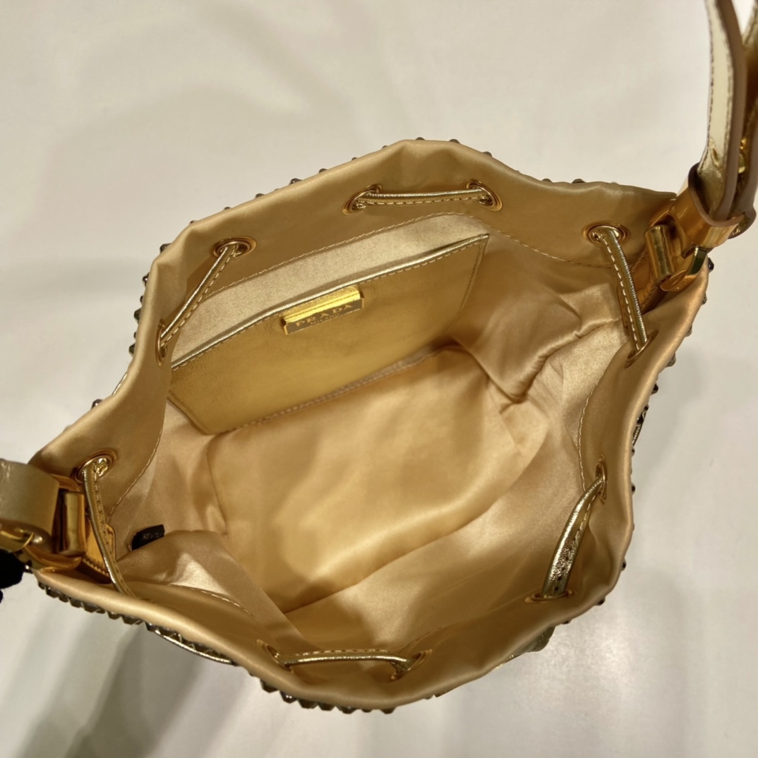 Pra*a 1BE067 Bucket Bag-16*21*10CM