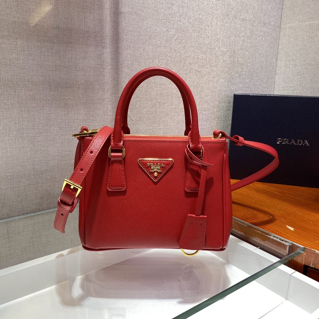 Pra*a Borsa Galleria Small In Saffiano 1BA906-20*15*9.5CM