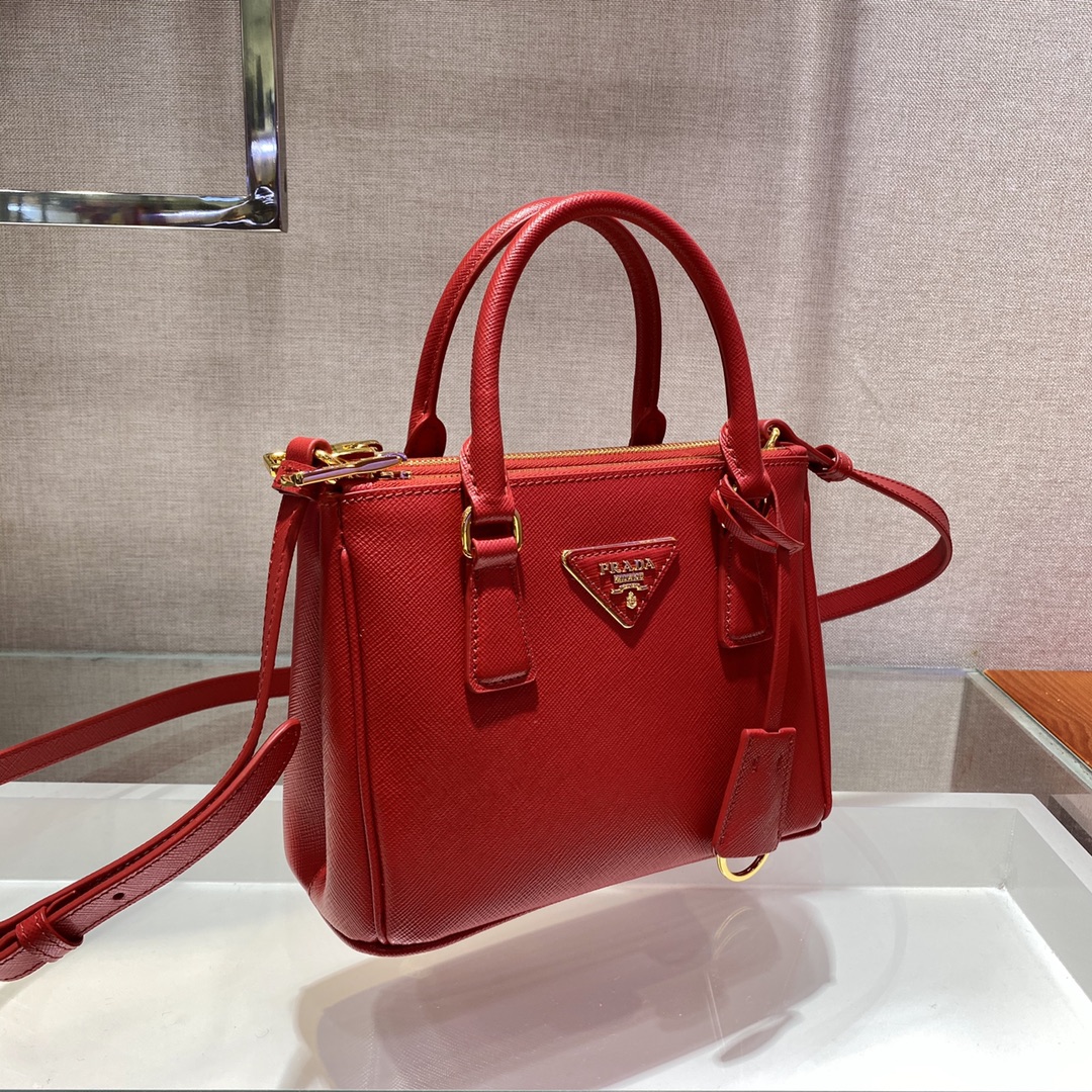Pra*a Borsa Galleria Small In Saffiano 1BA906-20*15*9.5CM