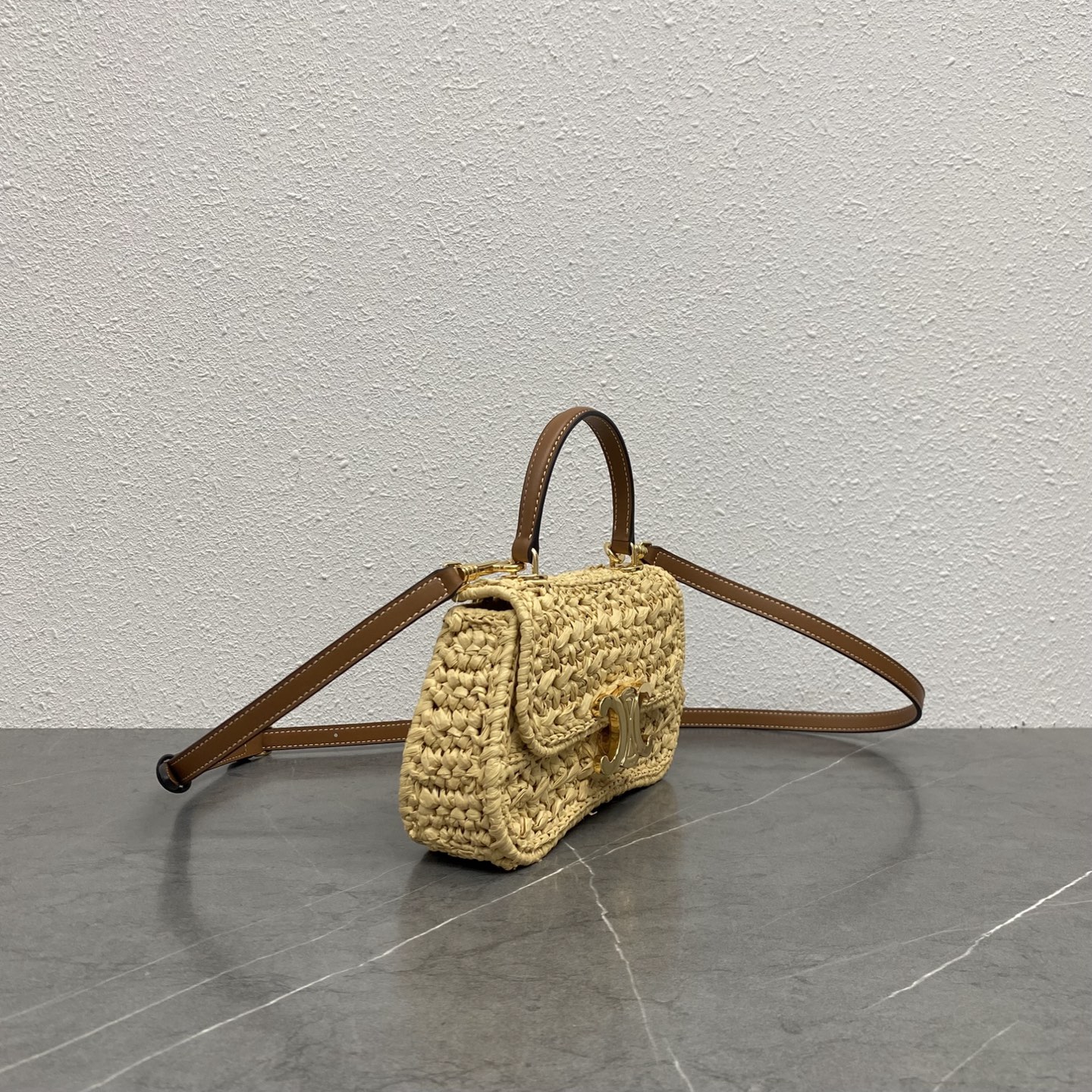 Ceili Teen Lola in Raffia Effect Textile-20x11.5x5CM