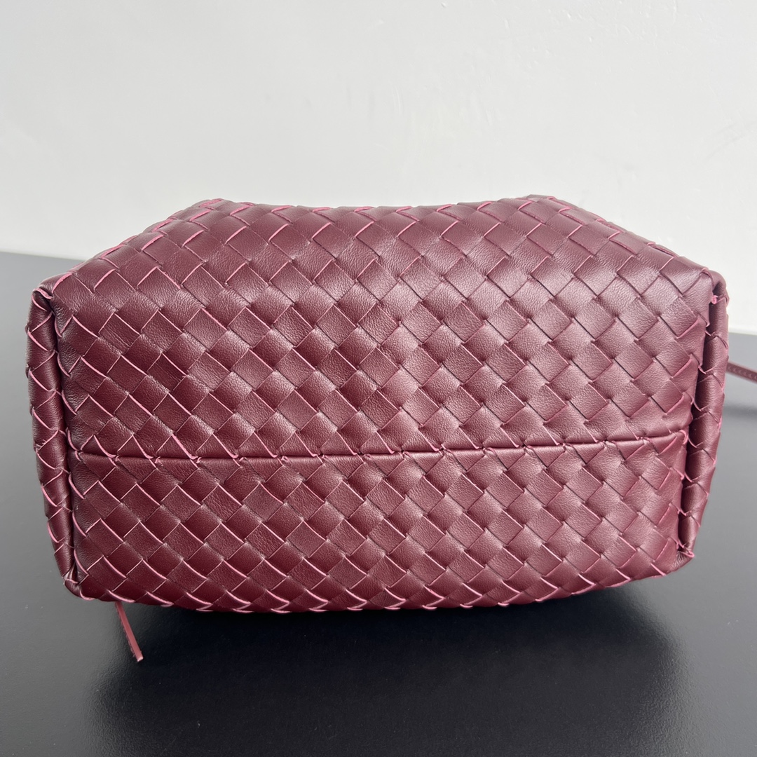B0tt*ga Ven*ta Burgundy Pinacoteca Reversible Tote -24*15*12CM