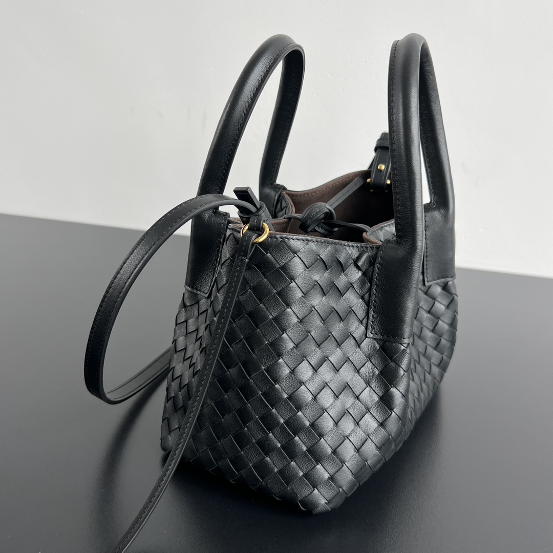 B0tt*ga Ven*ta Burgundy Pinacoteca Reversible Tote -24*15*12CM
