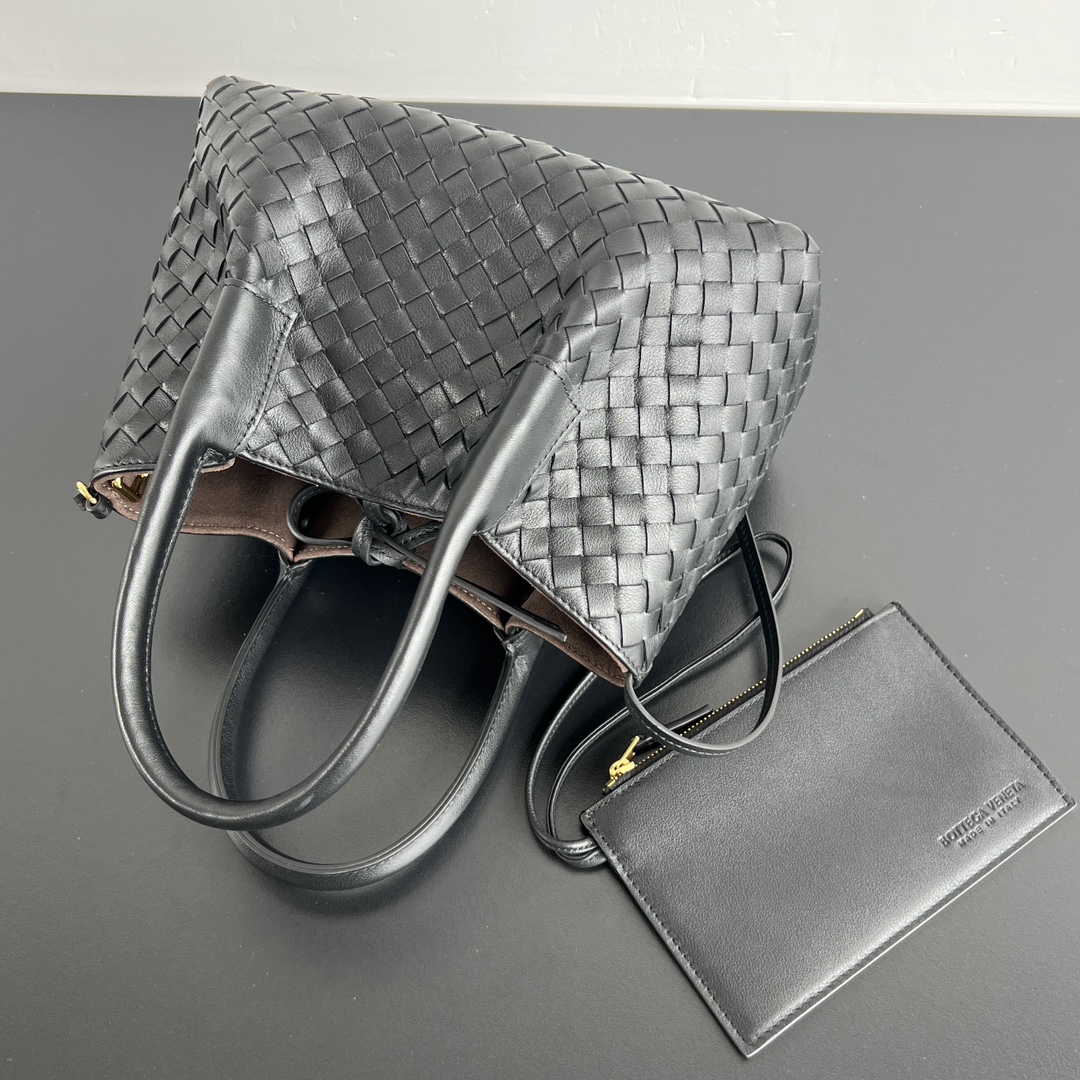 B0tt*ga Ven*ta Burgundy Pinacoteca Reversible Tote -24*15*12CM
