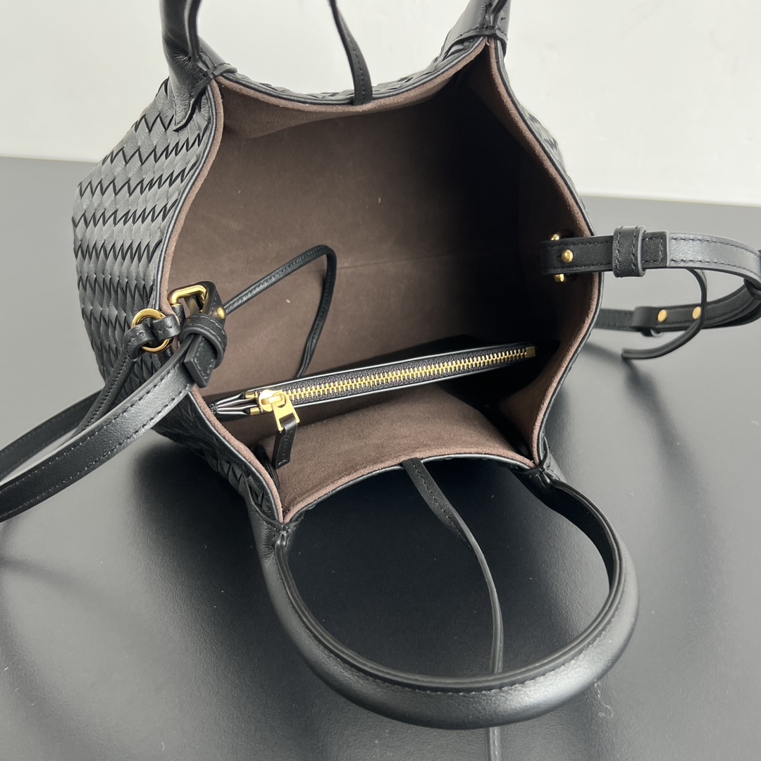 B0tt*ga Ven*ta Burgundy Pinacoteca Reversible Tote -24*15*12CM