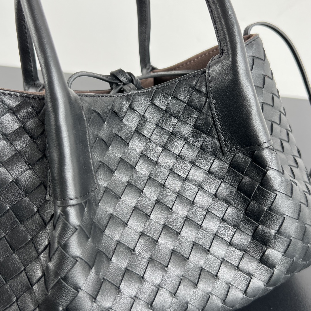 B0tt*ga Ven*ta Burgundy Pinacoteca Reversible Tote -24*15*12CM