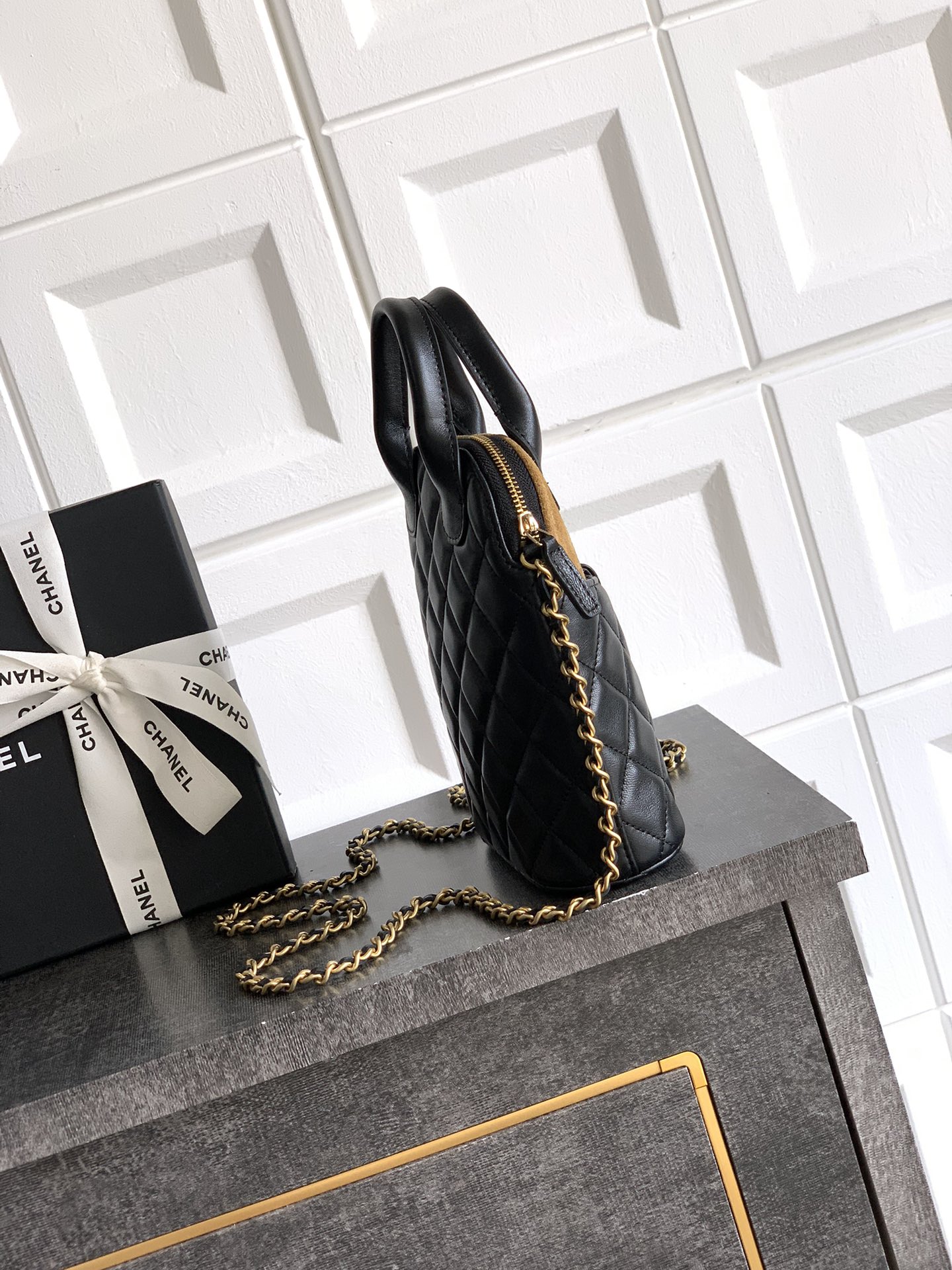 Ch@nel Clutch With Chain-18x17x6CM