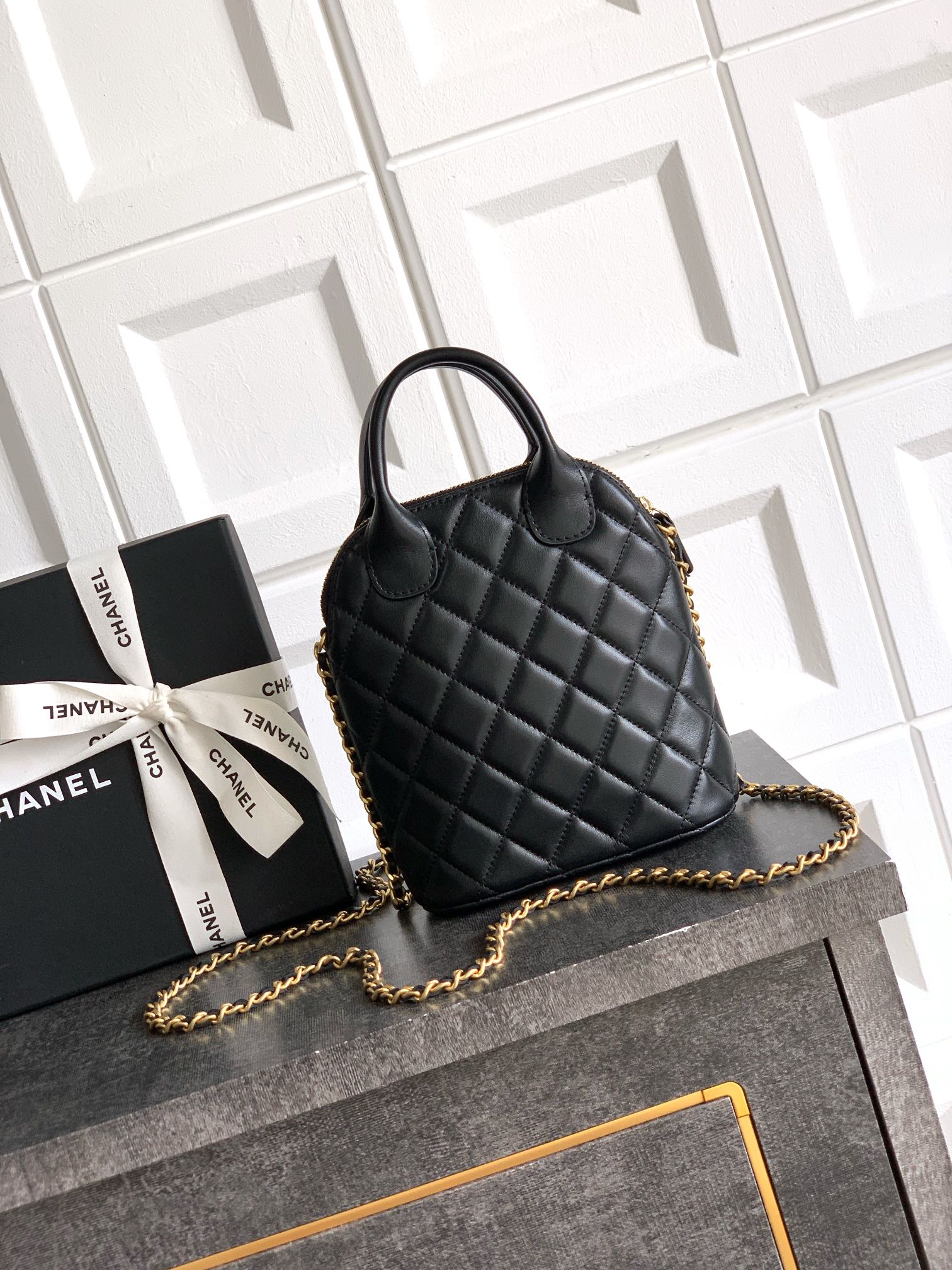 Ch@nel Clutch With Chain-18x17x6CM