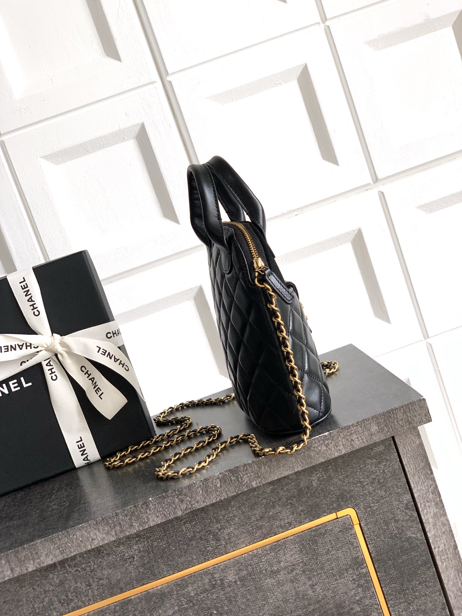 Ch@nel Clutch With Chain-18x17x6CM