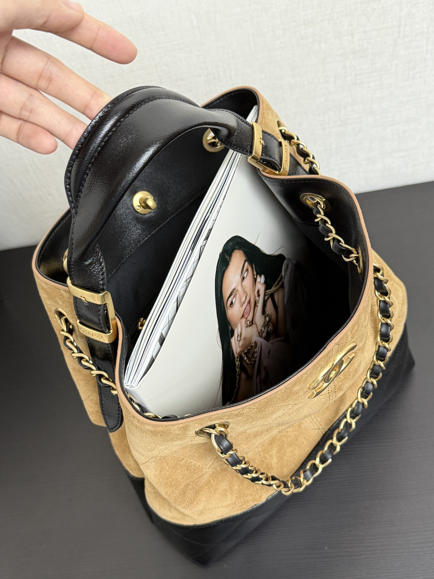 Ch@nel 2025SS Shopping Bag-31*28*12CM