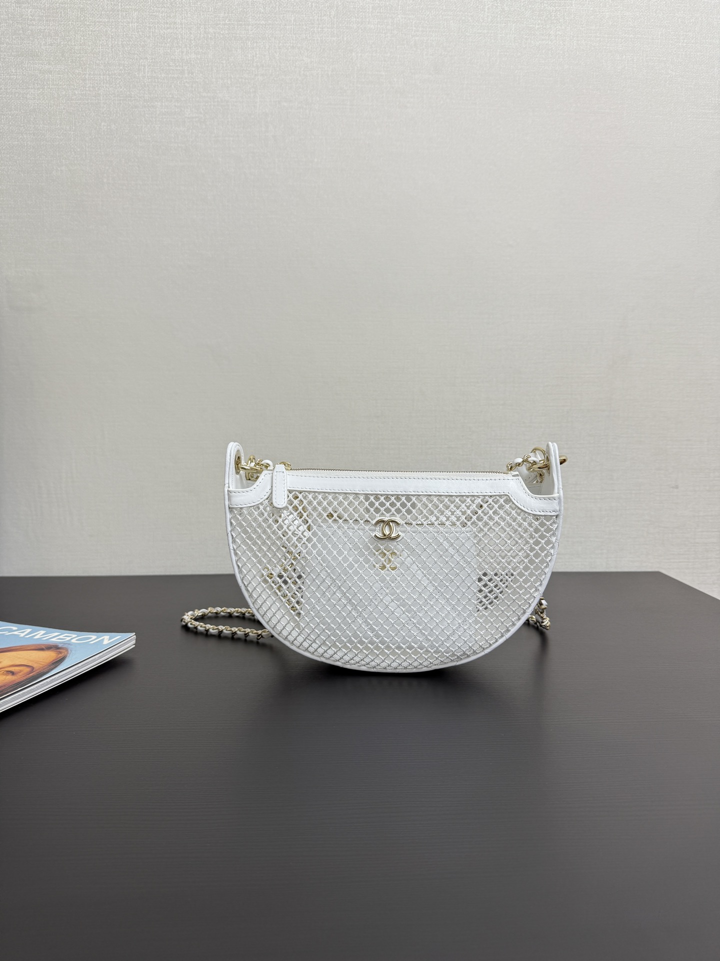 Ch@nel 2025SS Clutch With Chain Bag-15x22x6CM