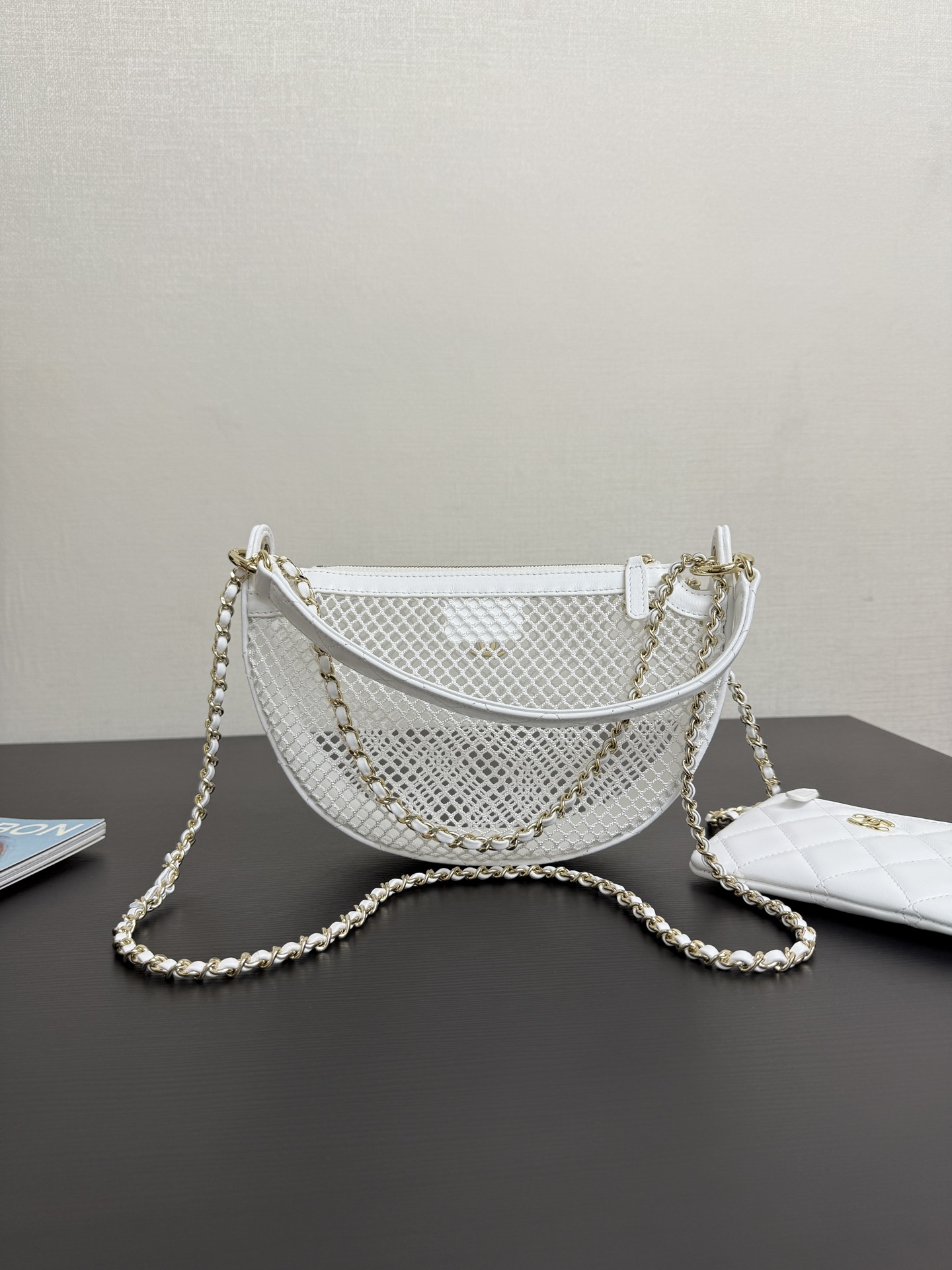 Ch@nel 2025SS Clutch With Chain Bag-15x22x6CM