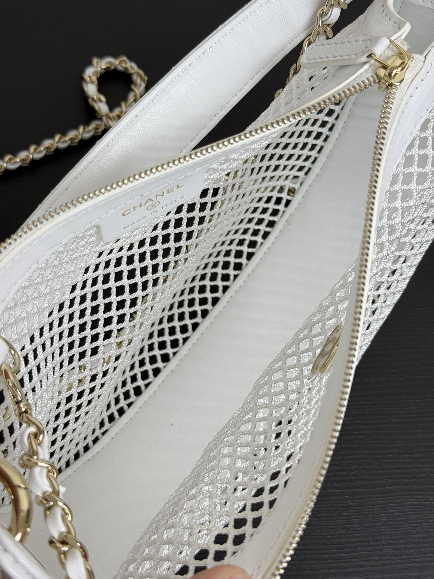 Ch@nel 2025SS Clutch With Chain Bag-15x22x6CM