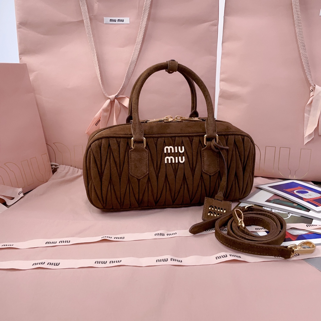 M1um1u Top Handbags-27X12X9CM