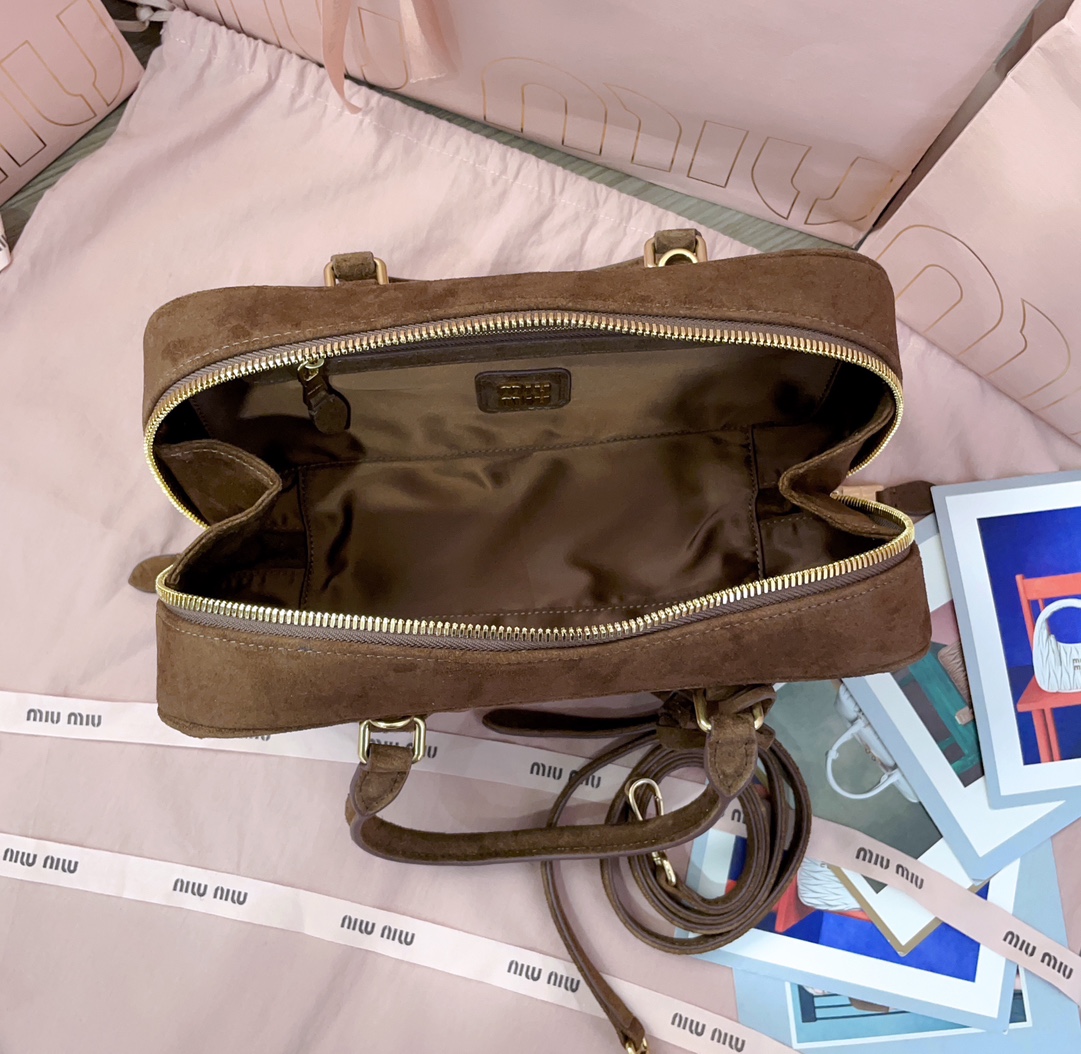 M1um1u Top Handbags-27X12X9CM