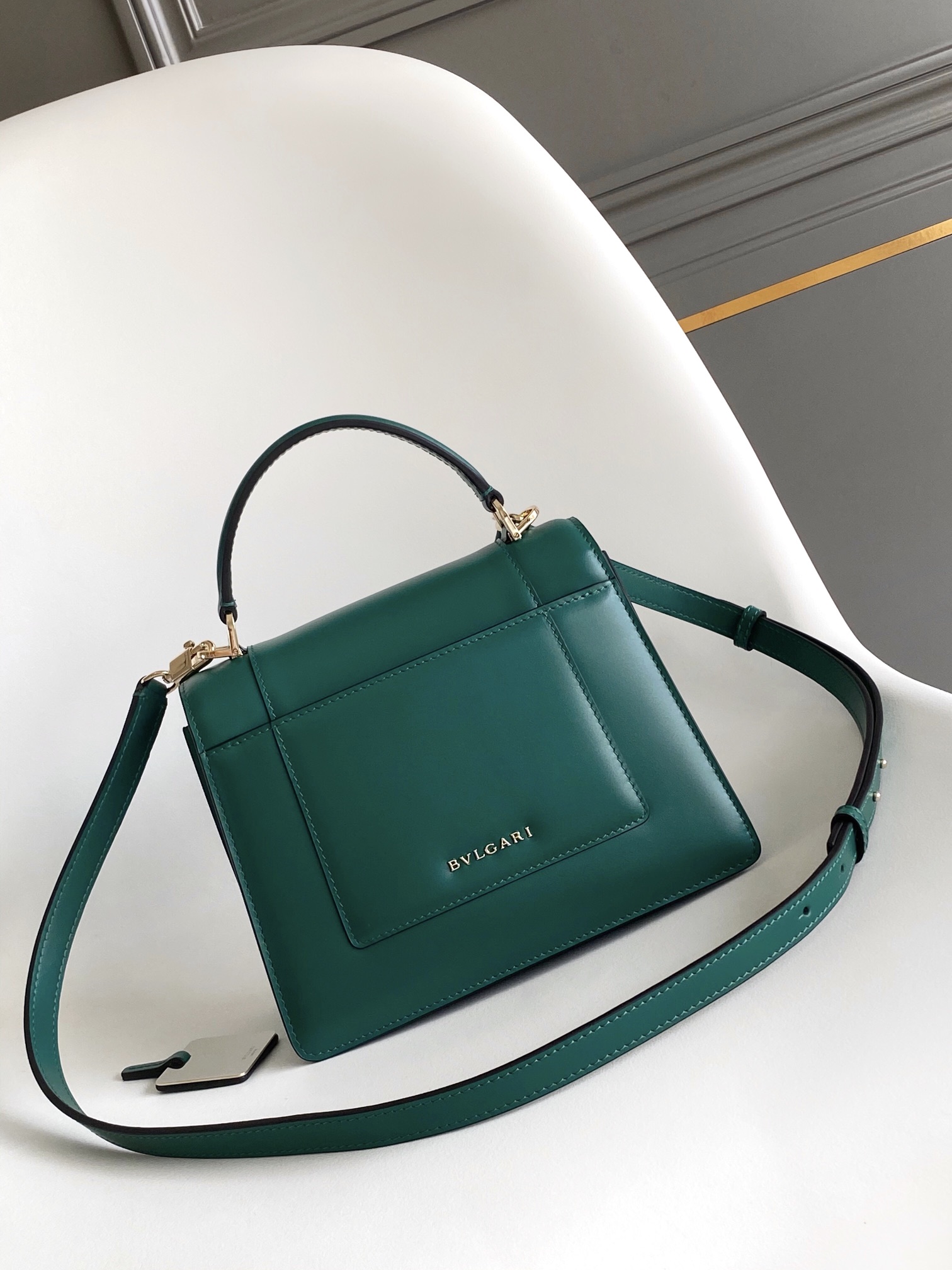 Bv1g*ai Serpenti Forever Bag-20.5X 15X 9CM