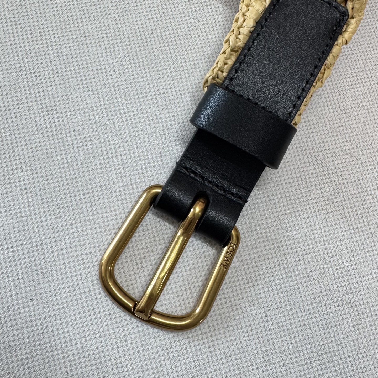 Lo*we Punch Hole Hobo Bag-34*22*24CM