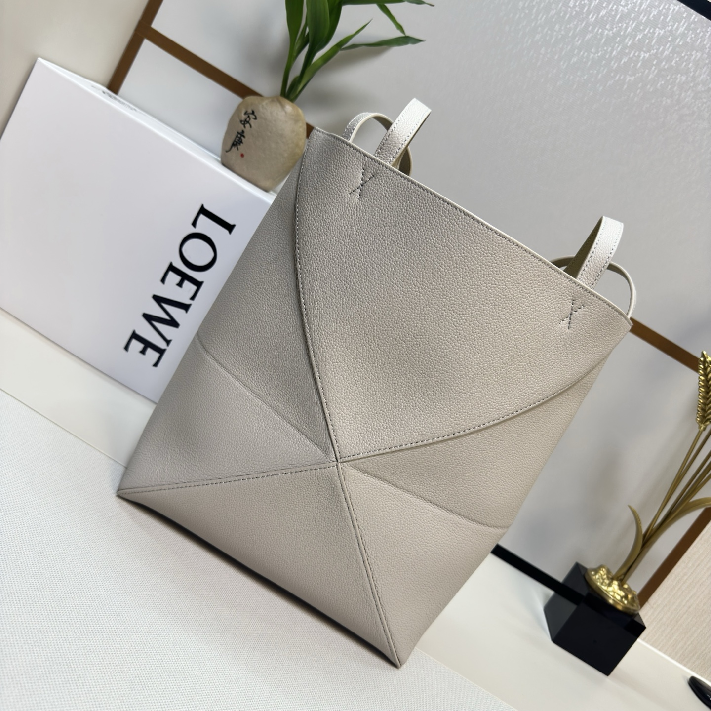 Puzzle Fold Tote Bag -25.5*14.5*31.5CＭ