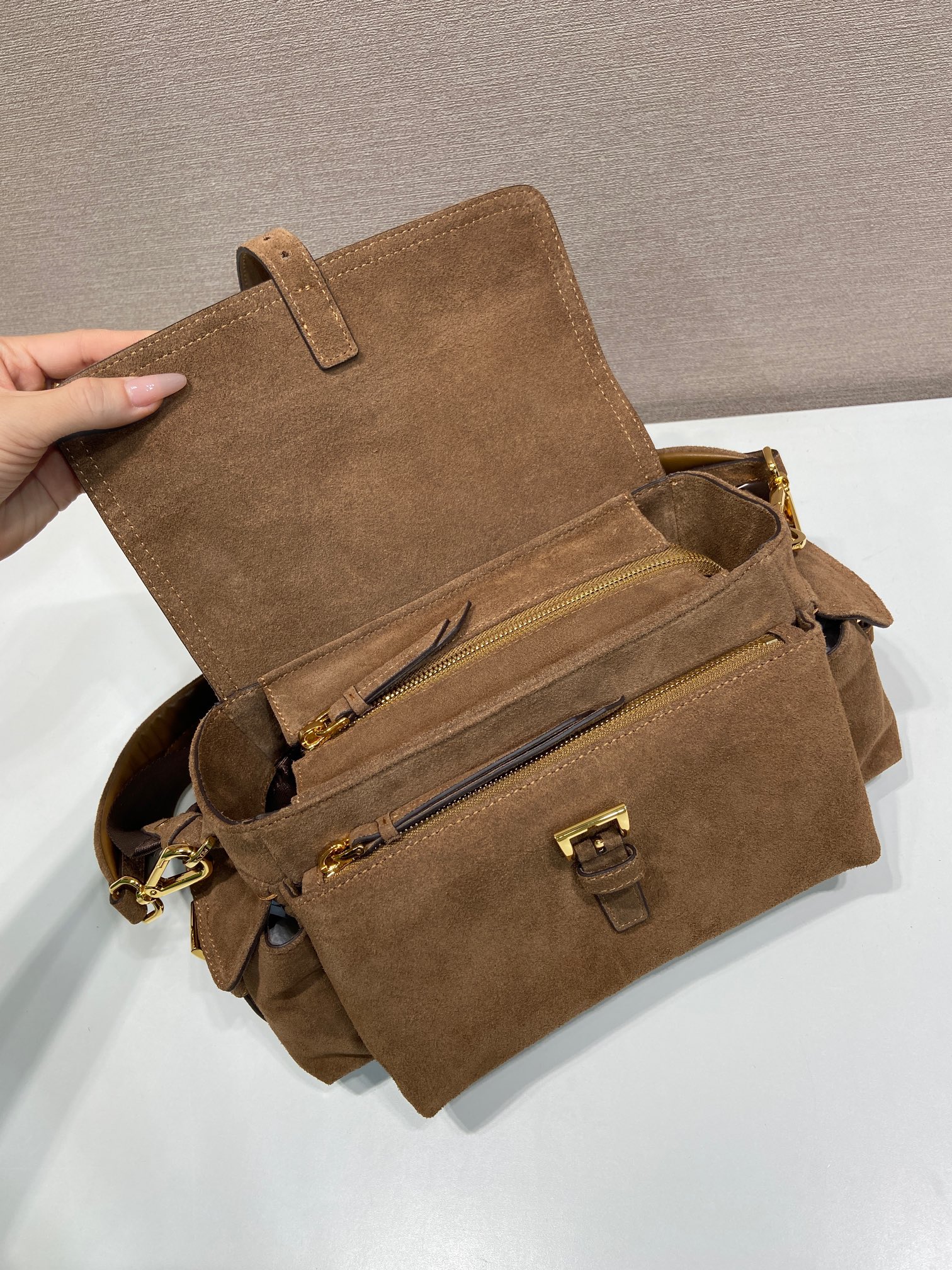 Pra*a Shoulder Bag 1BD394-30*14*10CM