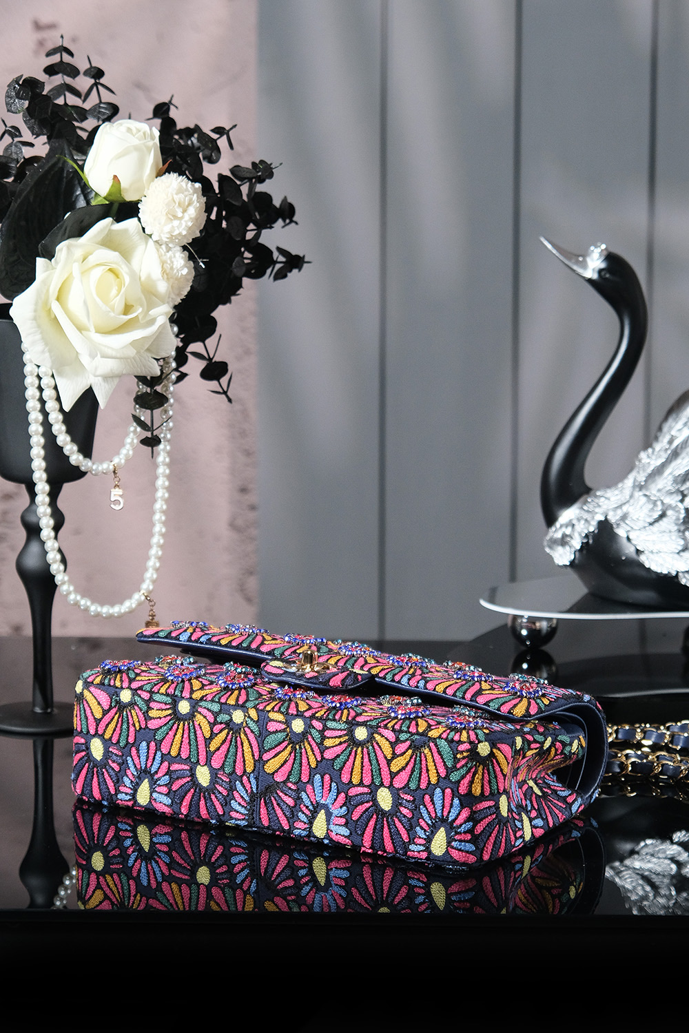 Ch@nel Flap Bag-15.5*25.5*6.5CM