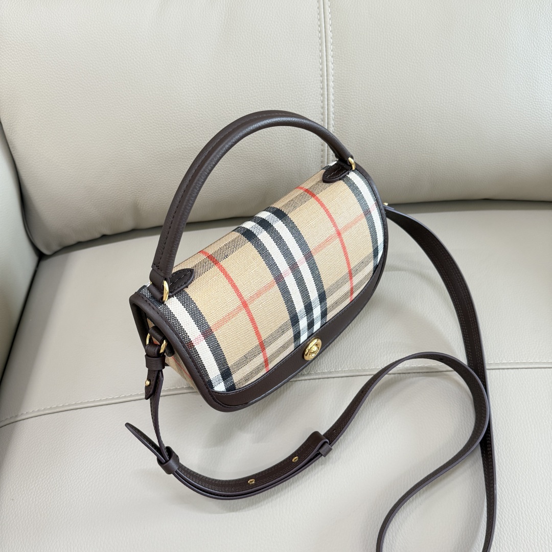 Bv*b*rry mini highlands bag in sand-24.5x8x 18cm