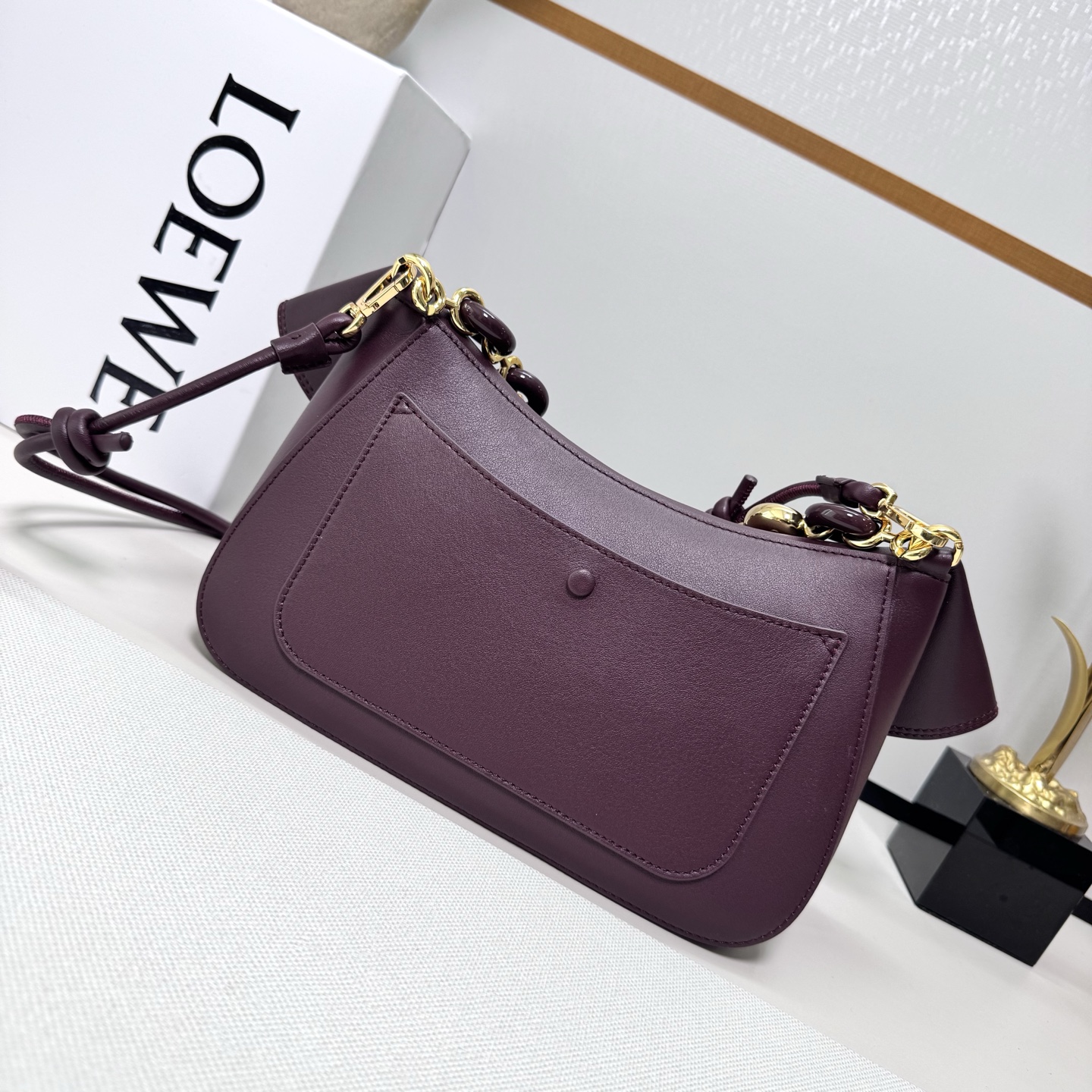 Lowee Ola Chain-Link Shoulder Bag-26*18*13CＭ