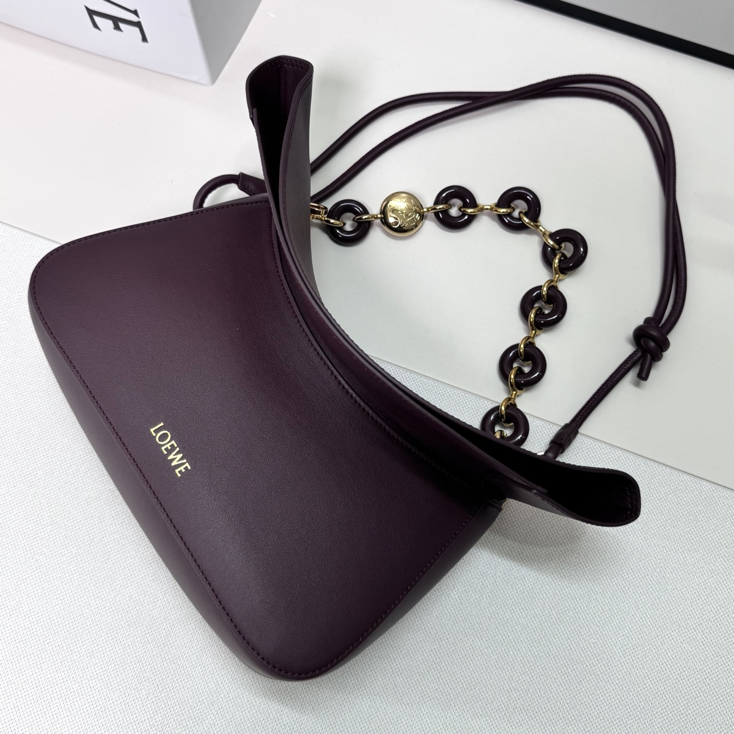 Lowee Ola Chain-Link Shoulder Bag-26*18*13CＭ