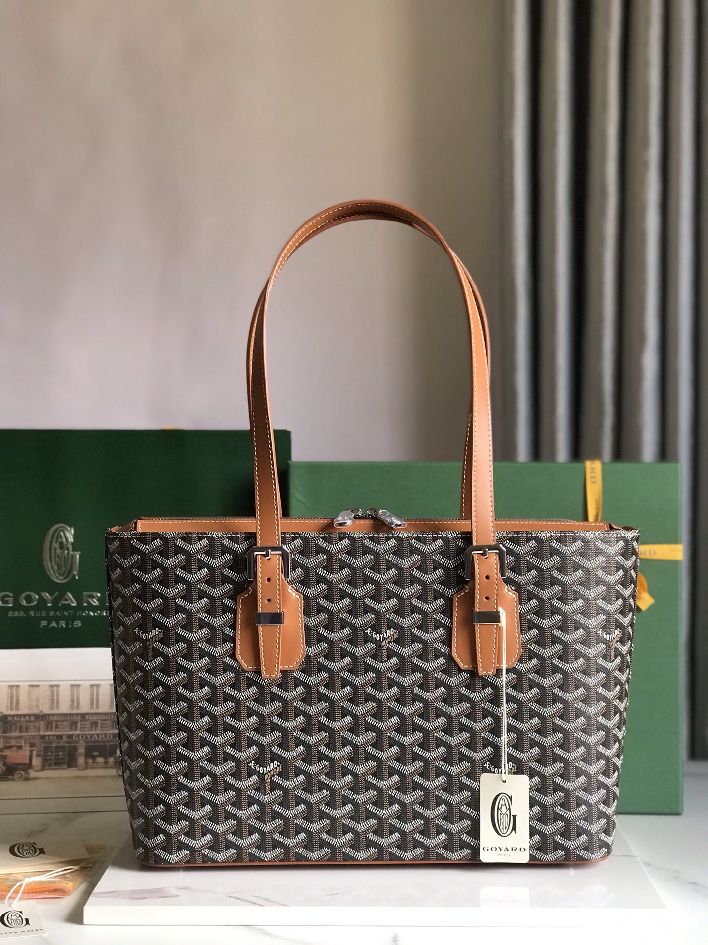 G09ard Vintage Tote Bag-35.5*24.5*10CM