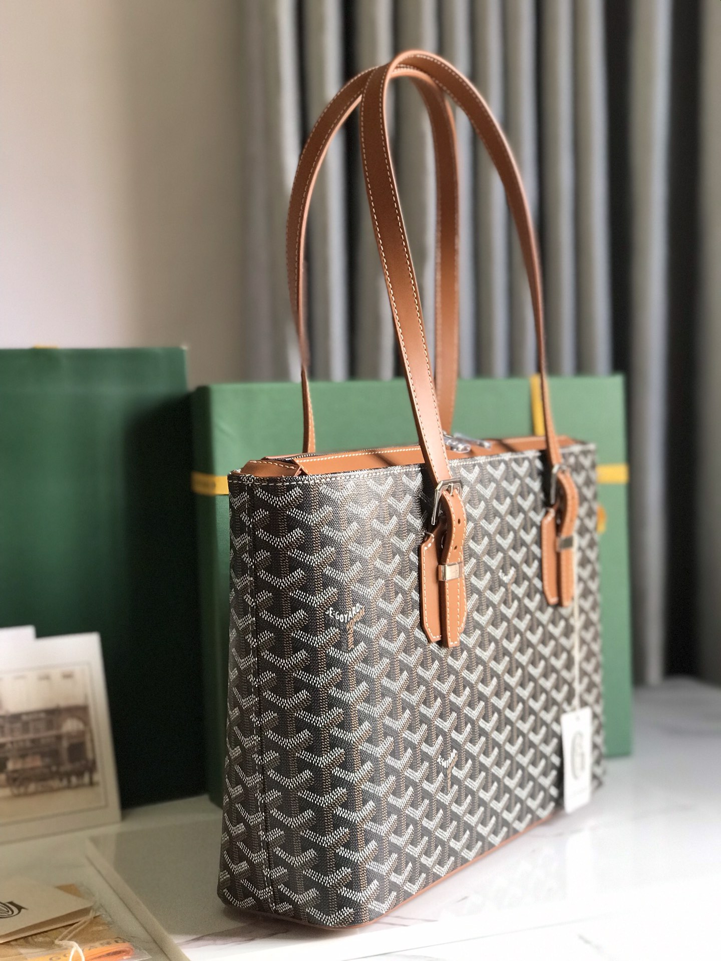 G09ard Vintage Tote Bag-35.5*24.5*10CM