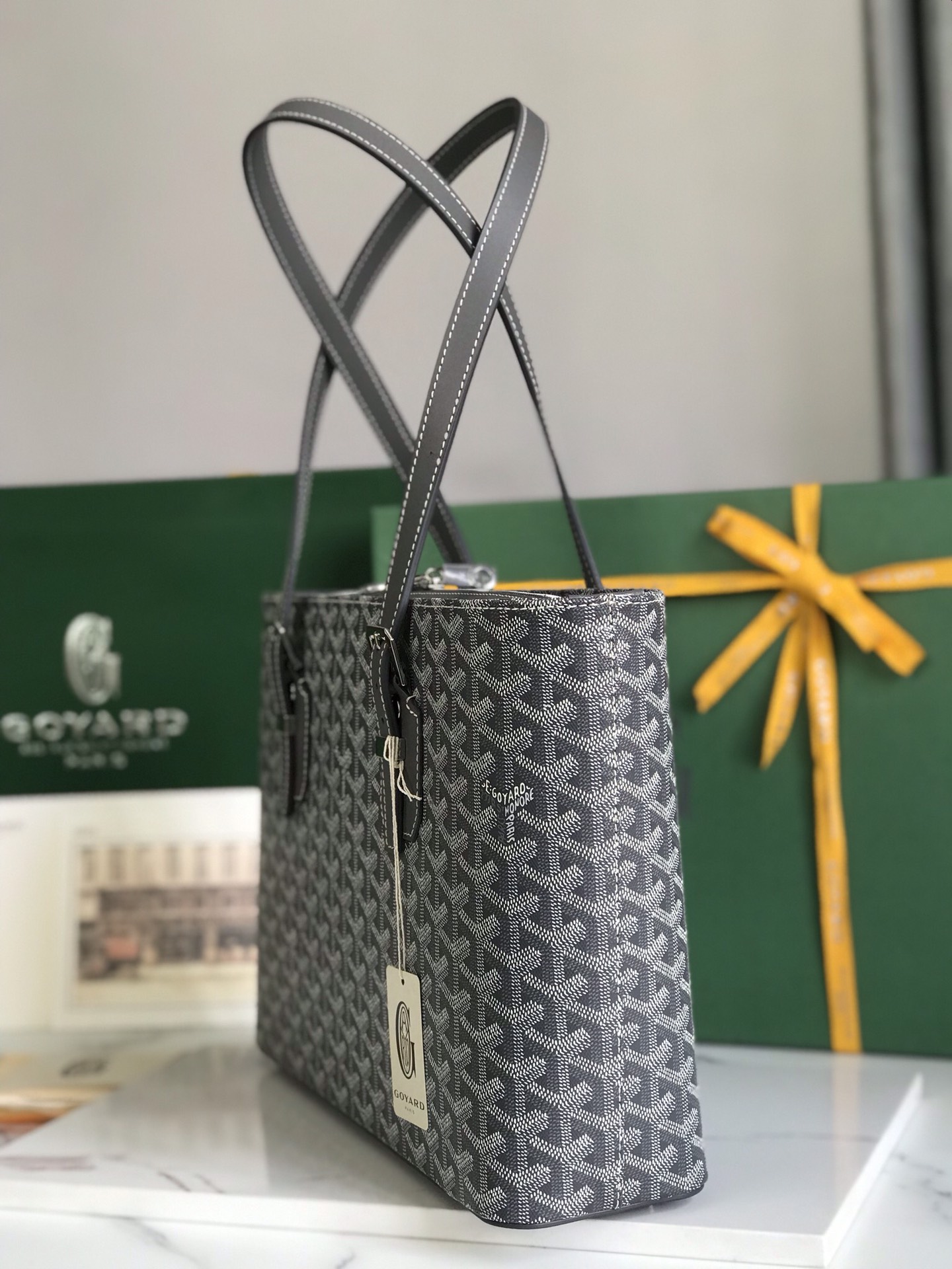 G09ard Vintage Tote Bag-35.5*24.5*10CM