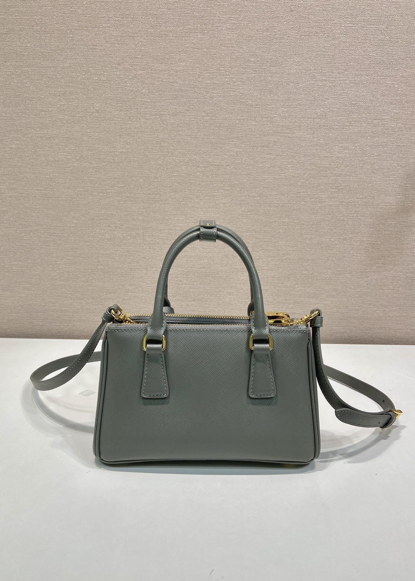 Pra*a Cameo Galleria Saffiano Leather Mini-Bag-1BA916-21*12.5*8.5CM