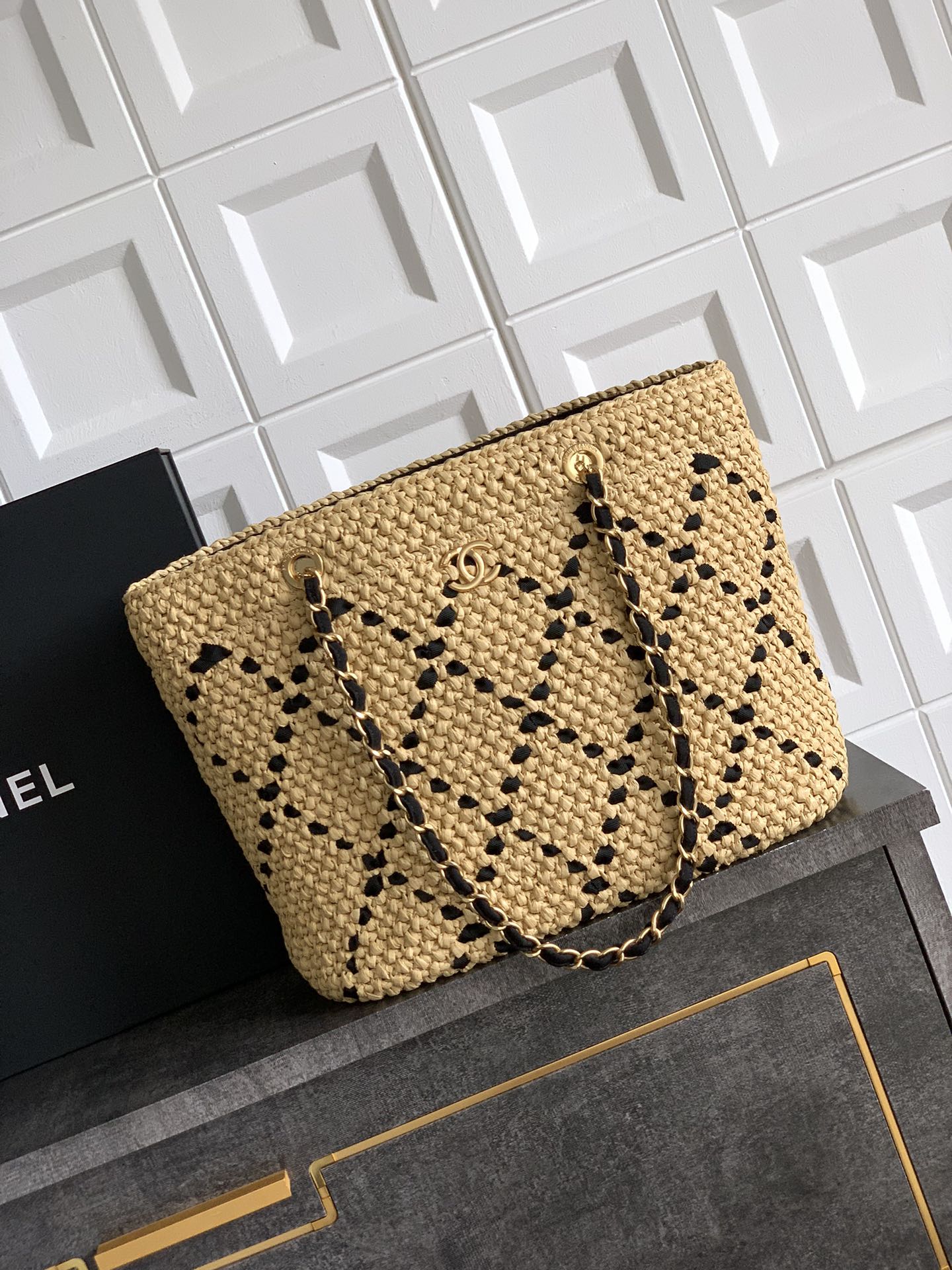 Ch@nel Shopping Bag-32×23×14&41×27×15CM