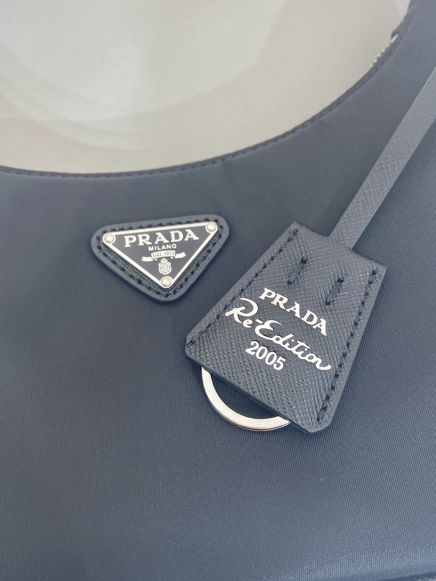 Pra*a Re-Edition 2005 Hobo Bag-22*18*6.5CM