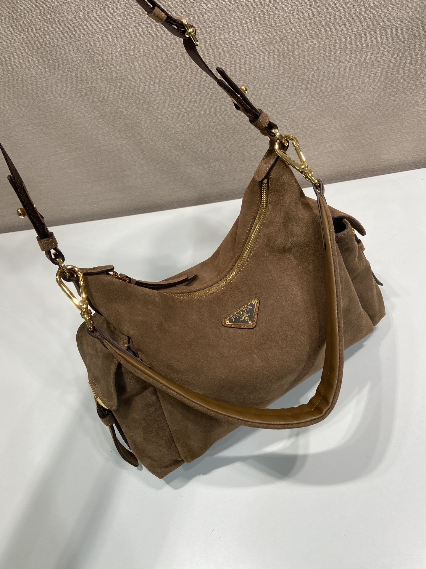 Pra*a 1BC264 Shoulder Bag-32*22*11.5CM