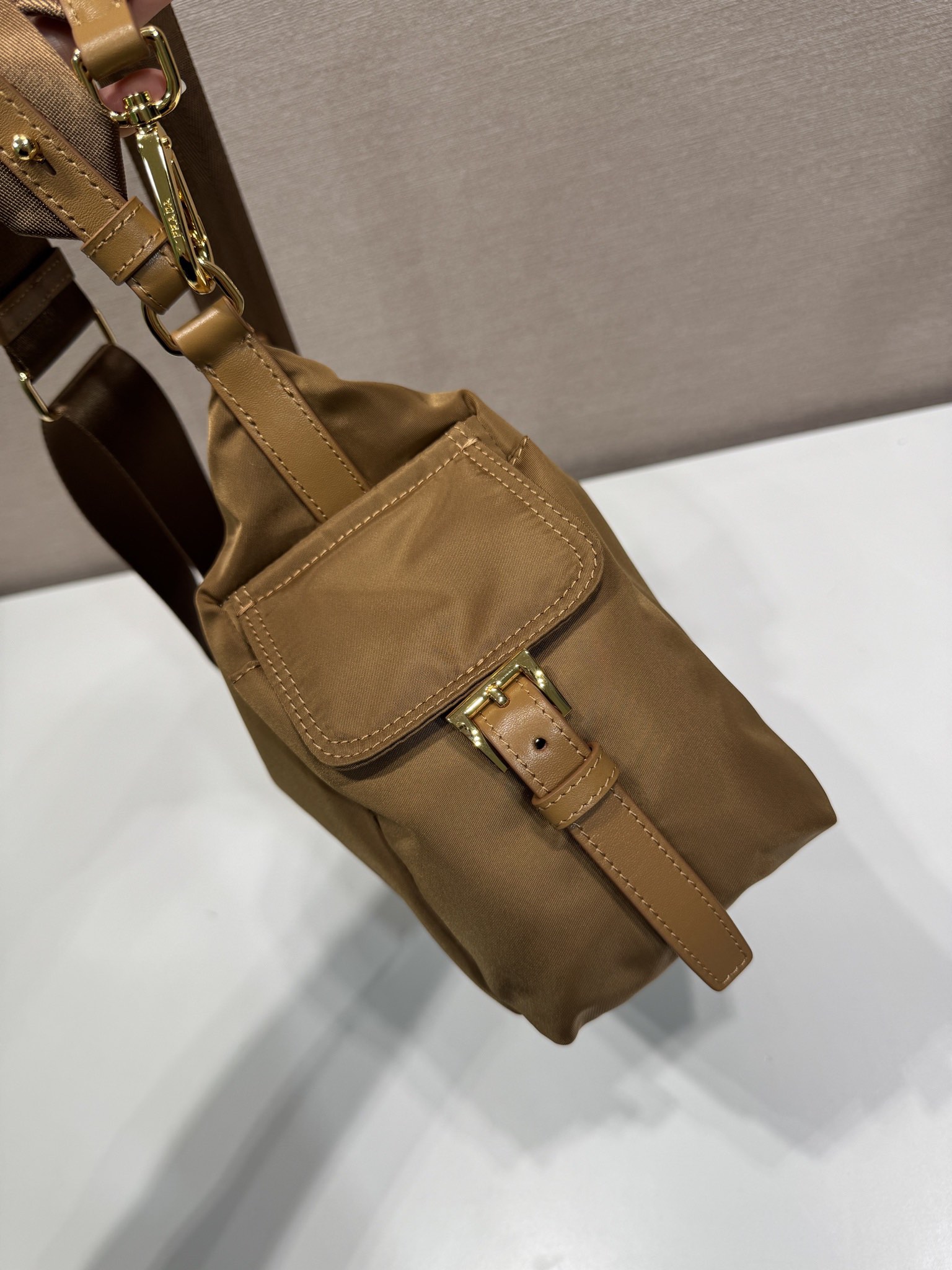Pra*a 1BC264 Shoulder Bag-32*22*11.5CM