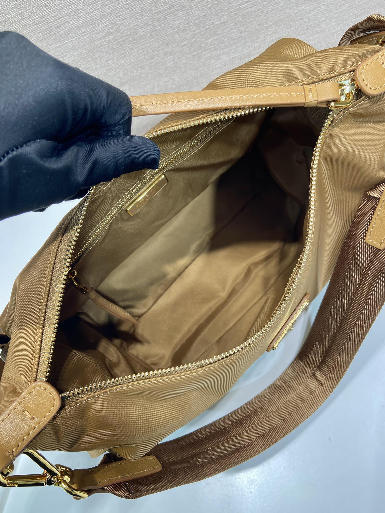 Pra*a 1BC264 Shoulder Bag-32*22*11.5CM