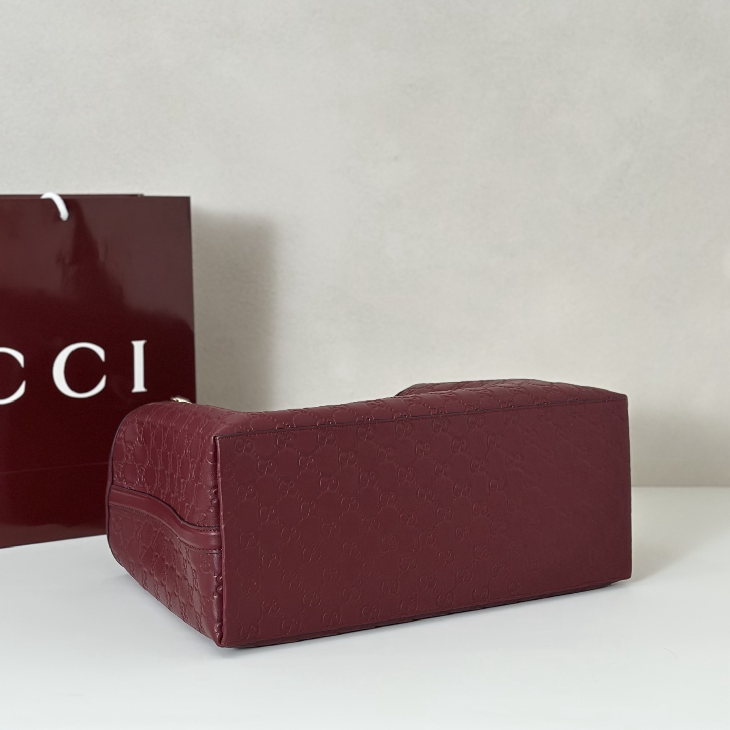 Guc-ci GG Emblem Tote Bag-38*25.5*15CM