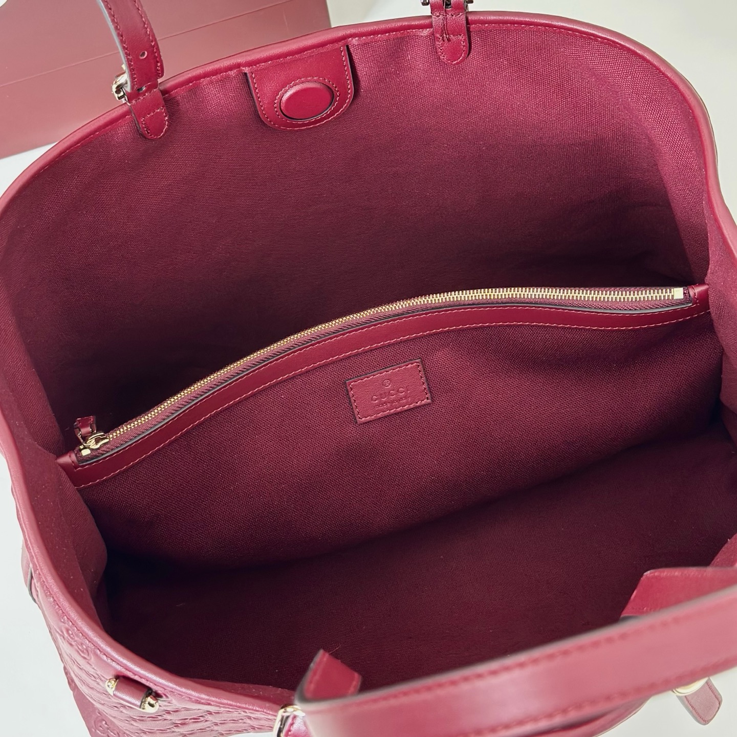 Guc-ci GG Emblem Tote Bag-38*25.5*15CM